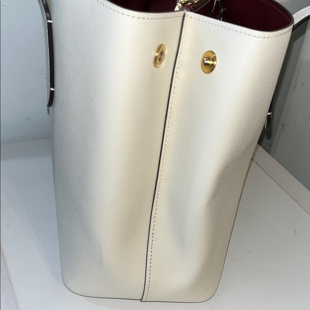 NWOT COACH AVENUE CARRYALL TOTE CREAM WITH GOLD ACCENTS F48733 - Picture 10 of 10